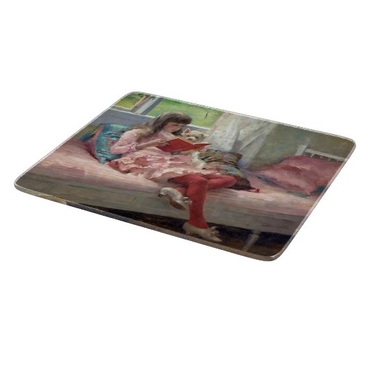 Albert Edelfelt - Gute Freunde Schneidebrett (Ecke)