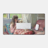 Albert Edelfelt - Gute Freunde Schreibtischunterlage (Tastatur & Maus)