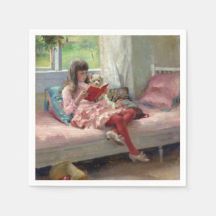 Albert Edelfelt - Gute Freunde Serviette