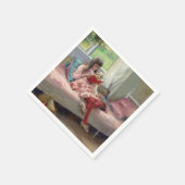 Albert Edelfelt - Gute Freunde Serviette (Ecke)