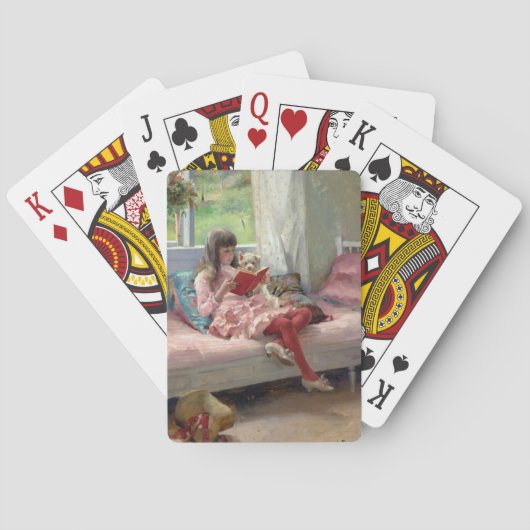 Albert Edelfelt - Gute Freunde Spielkarten (Rückseite)