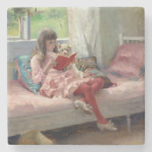 Albert Edelfelt - Gute Freunde Steinuntersetzer (Vorderseite)