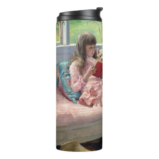 Albert Edelfelt - Gute Freunde Thermosbecher (Nach links gedreht)