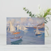 Albert Edelfelt - Hafen in Helsinki Einladung (Stehend Vorderseite)