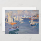 Albert Edelfelt - Hafen in Helsinki Einladung (Vorne/Hinten)