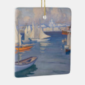 Albert Edelfelt - Hafen in Helsinki Keramikornament (Rechts)