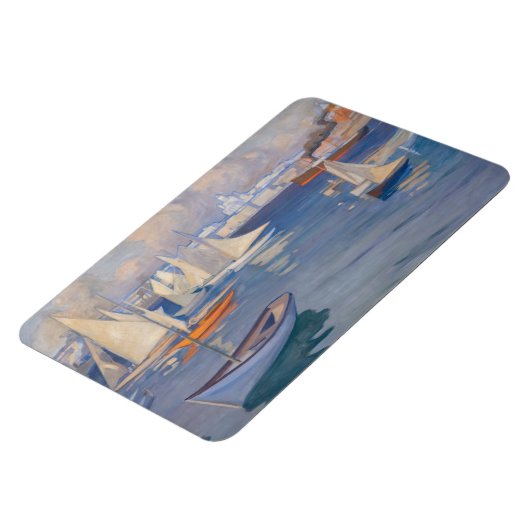 Albert Edelfelt - Hafen in Helsinki Magnet (Linke Seite)