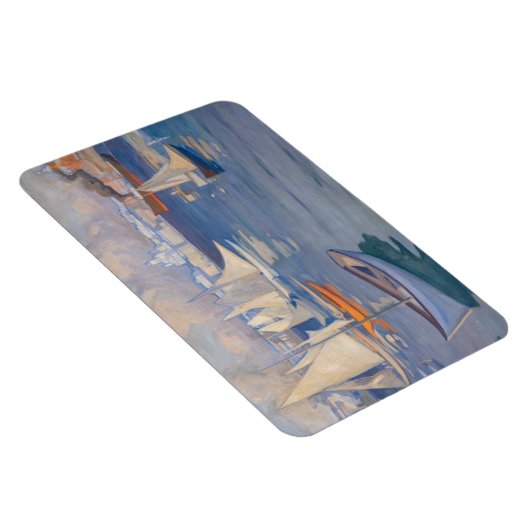 Albert Edelfelt - Hafen in Helsinki Magnet (Rechte Seite)