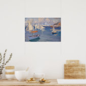 Albert Edelfelt - Hafen in Helsinki Poster (Küche)