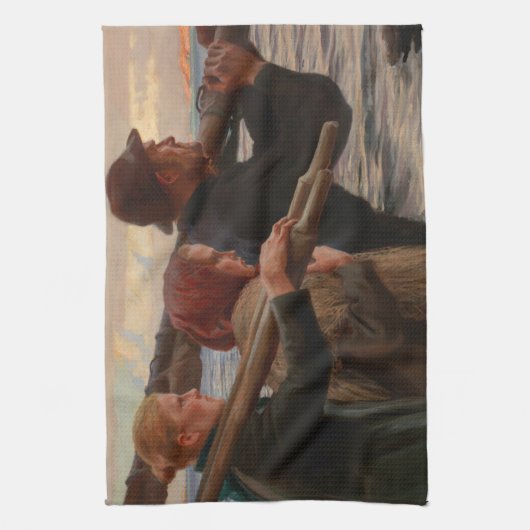 Albert Edelfelt - Im Äußeren Archipel Geschirrtuch (Vertikal)