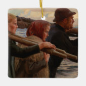 Albert Edelfelt - Im Äußeren Archipel Keramikornament (Vorderseite)