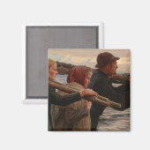 Albert Edelfelt - Im Äußeren Archipel Magnet (Vorderseite/Rückseite)