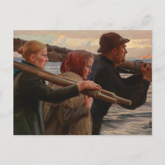 Albert Edelfelt - Im Äußeren Archipel Postkarte (Vorderseite)