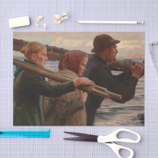 Albert Edelfelt - Im Äußeren Archipel Seidenpapier (Handwerk)