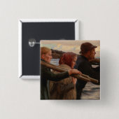 Albert Edelfelt - Im äußeren Schärengarten Button (Vorne & Hinten)