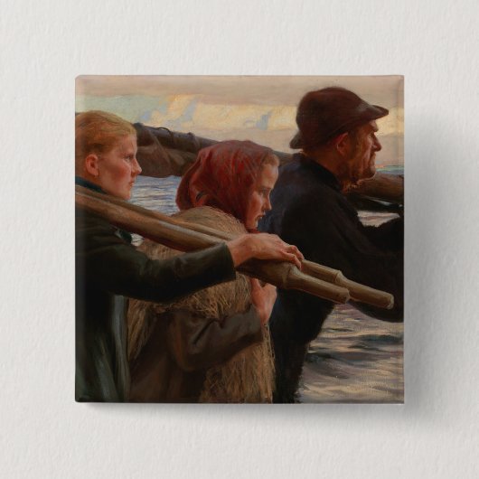 Albert Edelfelt - Im äußeren Schärengarten Button (Vorderseite)
