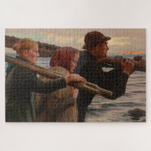 Albert Edelfelt - Im äußeren Schärenhof Puzzle