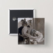 Albert Edelfelt - Jesus wäscht den Jüngern die Füß Button (Vorne & Hinten)