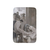 Albert Edelfelt - Jesus Washing Feet of Disciples Badematte (Vorderseite Vertikal)
