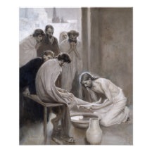 Albert Edelfelt - Jesus Washing Feet of Disciples