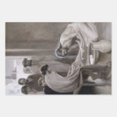 Albert Edelfelt - Jesus Washing Feet of Disciples Geschenkpapier Set (Vorderseite)