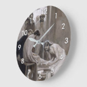 Albert Edelfelt - Jesus Washing Feet of Disciples Große Wanduhr (Winkel)