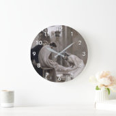 Albert Edelfelt - Jesus Washing Feet of Disciples Große Wanduhr (Zuhause)