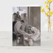 Albert Edelfelt - Jesus Washing Feet of Disciples Karte (Gelbe Blume)