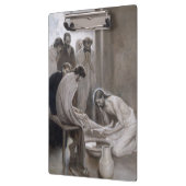 Albert Edelfelt - Jesus Washing Feet of Disciples Klemmbrett (Links)