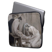 Albert Edelfelt - Jesus Washing Feet of Disciples Laptopschutzhülle (Vorderseite Links)