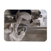 Albert Edelfelt - Jesus Washing Feet of Disciples Magnet (Horizontal)