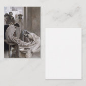 Albert Edelfelt - Jesus Washing Feet of Disciples Mitteilungskarte (Vorne/Hinten)