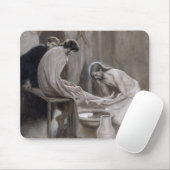 Albert Edelfelt - Jesus Washing Feet of Disciples Mousepad (Mit Mouse)