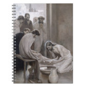 Albert Edelfelt - Jesus Washing Feet of Disciples Notizblock (Vorderseite)