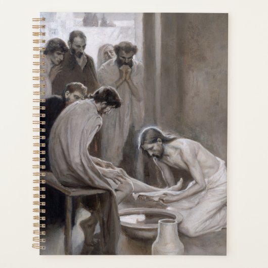 Albert Edelfelt - Jesus Washing Feet of Disciples Planer (Vorderseite)