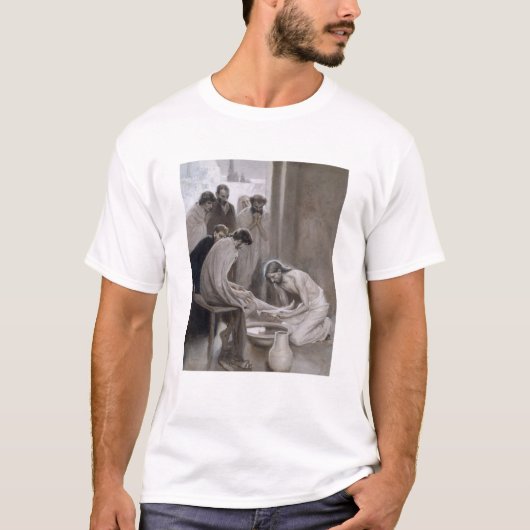 Albert Edelfelt - Jesus Washing Feet of Disciples T-Shirt (Vorderseite)