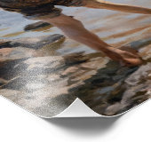 Albert Edelfelt - Jungs, die an der Küste spielen Fotodruck (Ecke)