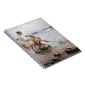 Albert Edelfelt - Jungs, die an der Küste spielen Notizblock (Rechte Seite)