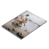 Albert Edelfelt - Jungs, die an der Küste spielen Notizblock (Linke Seite)