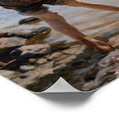 Albert Edelfelt - Jungs, die an der Küste spielen Poster (Ecke)