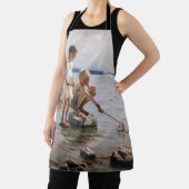 Albert Edelfelt - Jungs, die an der Küste spielen Schürze (InSitu)