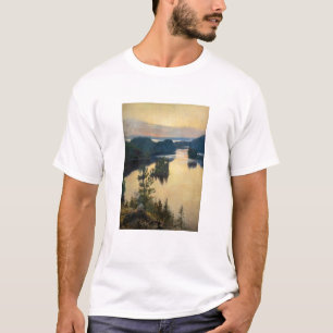 Albert Edelfelt - Kaukola-Höhenrücken bei Sonnenun T-Shirt