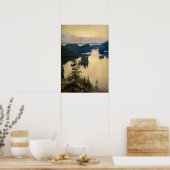 Albert Edelfelt - Kaukola Ridge at Sunset Poster (Küche)