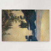 Albert Edelfelt - Kaukola Ridge at Sunset Puzzle (Horizontal)