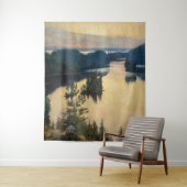 Albert Edelfelt - Kaukola Ridge at Sunset Wandteppich (Beispiel)