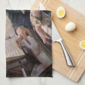 Albert Edelfelt - Klavier spielen Geschirrtuch (Viertel Falte)