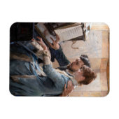 Albert Edelfelt - Klavier spielen Magnet (Horizontal)