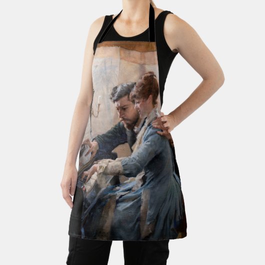 Albert Edelfelt - Klavier spielen Schürze (InSitu)