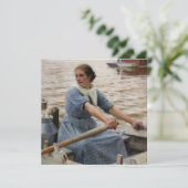 Albert Edelfelt - La Laitiere Einladung (Stehend Vorderseite)