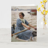 Albert Edelfelt - La Laitiere Karte (Gelbe Blume)